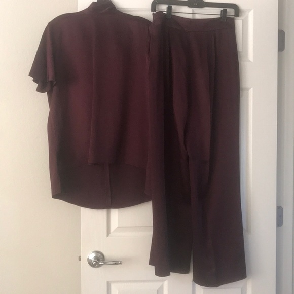 Maroon Pants set - Picture 2 of 4
